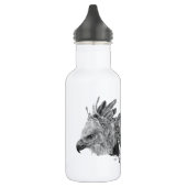 Harpy Eagle Zeichnend Edelstahlflasche (Links)