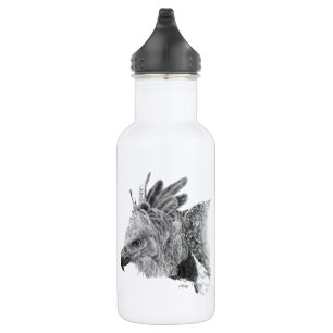 Harpy Eagle Zeichnend Edelstahlflasche