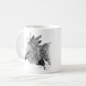 Harpy Eagle Zeichnend Kaffeetasse (Vorderseite Links)