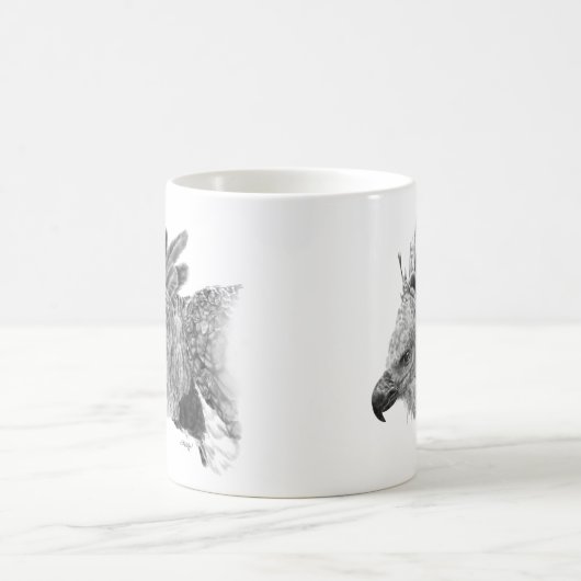 Harpy Eagle Zeichnend Kaffeetasse (Mittel)