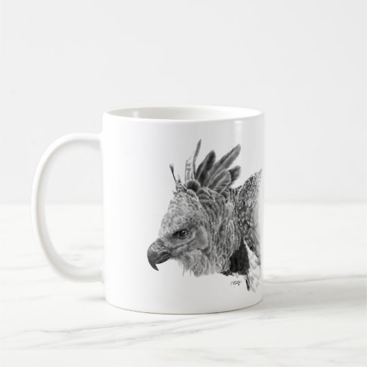 Harpy Eagle Zeichnend Kaffeetasse (Links)