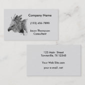 Harpy Eagle Zeichnend Visitenkarte (Vorne/Hinten)