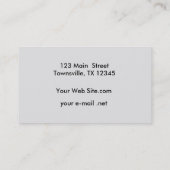 Harpy Eagle Zeichnend Visitenkarte (Rückseite)