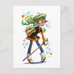 Harpy Gee Postkarte