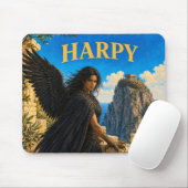 Harpy, Gothic Fantasy-Monster Mousepad (Mit Mouse)