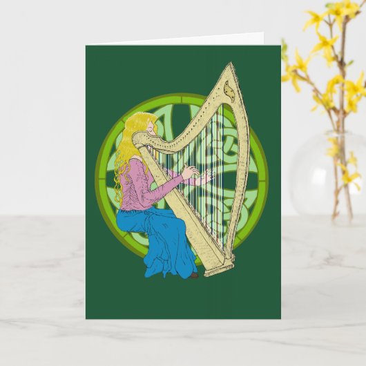 Harpy New Year Karte (Gelbe Blume)