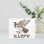 Harpy Postkarte (Stehend Vorderseite)