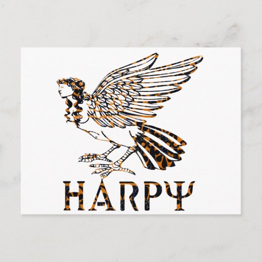 Harpy Postkarte (Vorderseite)