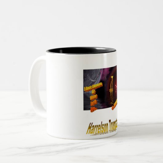 Harrelson trompetet Coffe Tasse (Vorderseite Links)