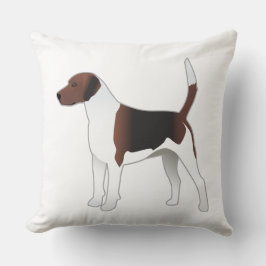 Harrier Basic Breed Hound Hund Illustration Kissen