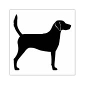 Harrier Dog Breed Silhouette Gummistempel (Prägung)