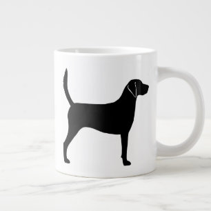 Harrier Dog Breed Silhouetten Jumbo-Tasse