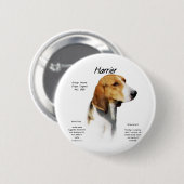 Harrier History Design Button (Vorne & Hinten)