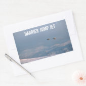 Harrier Jump Jet Rechteckiger Aufkleber (Umschlag)