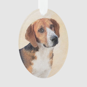 Harrier Painting - Niedliche Original Dog Art Ornament