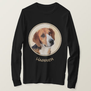 Harrier Painting - Niedliche Original Dog Art T-Shirt