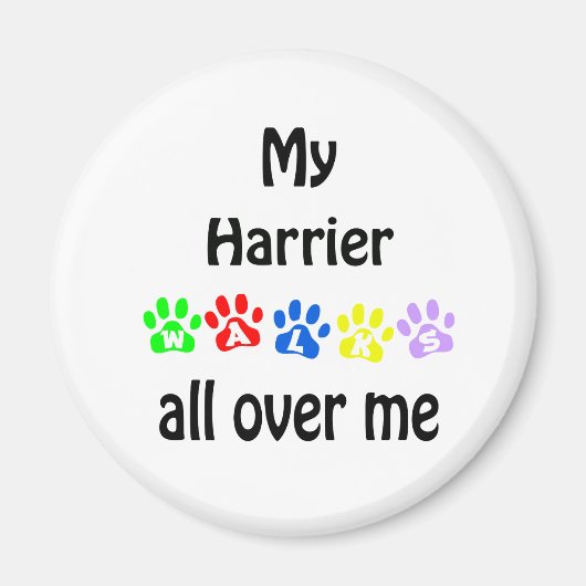 Harrier Walks Design Magnet (Vorne)