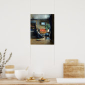 Harriet Backer Blau Räume Poster (Küche)