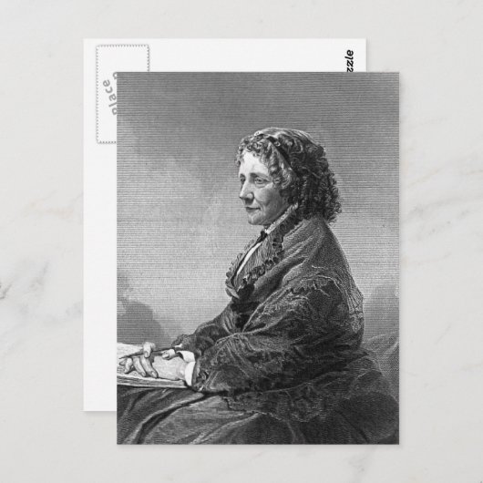 Harriet Beecher Stowe Postkarte (Vorne/Hinten)