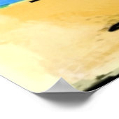 HARRIET DAVIDSOHN ILLUSTRATION - AM STRAND POSTER (Ecke)