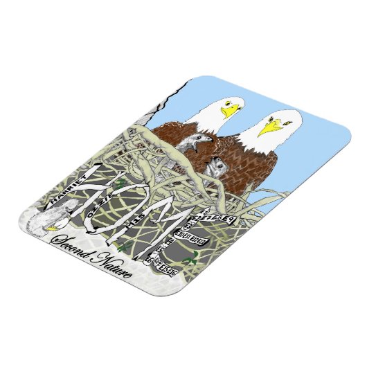 HARRIET, M15 + BABY EGLÄSST ALLE ZUSAMMEN AUF ZUHA MAGNET (Linke Seite)