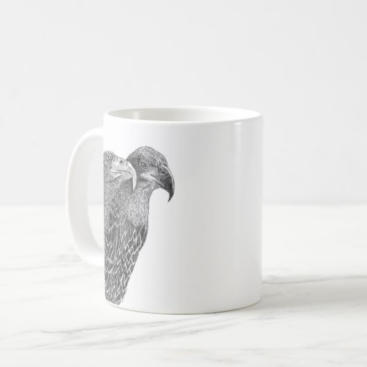 HARRIET + M A FLURRY FEATHERDS & CONFIDENCE KAFFEETASSE (Vorderseite Links)