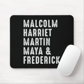 Harriet Martin Maya Frederick Black Leaders Mousepad (Mit Mouse)