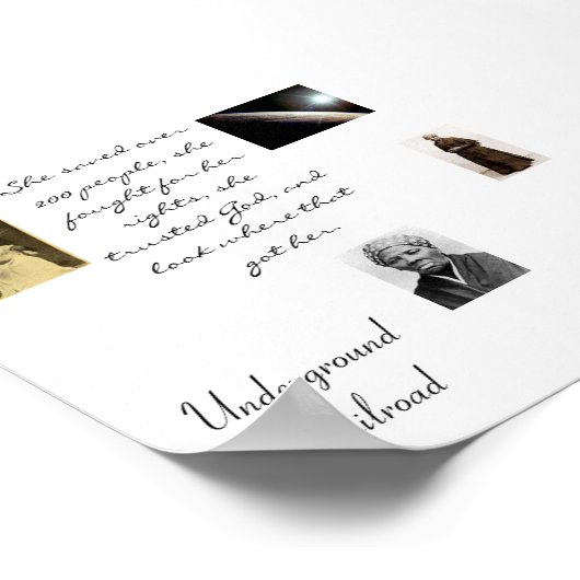 Harriet Ross Tubman Poster (Ecke)