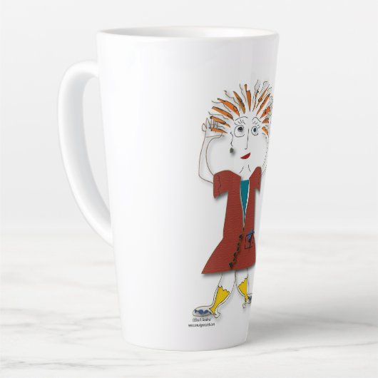 'Harriet' - Sanity Erinnerung Latte Tasse (Linke Ecke)