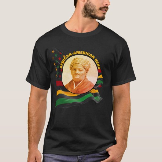 HARRIET TUBMAN American Hero BLACK GESCHICHTE T-Shirt (Vorderseite)