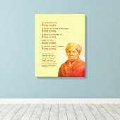 HARRIET TUBMAN Behalte, Zitat zu machen Leinwanddruck (Insitu (Holzboden))