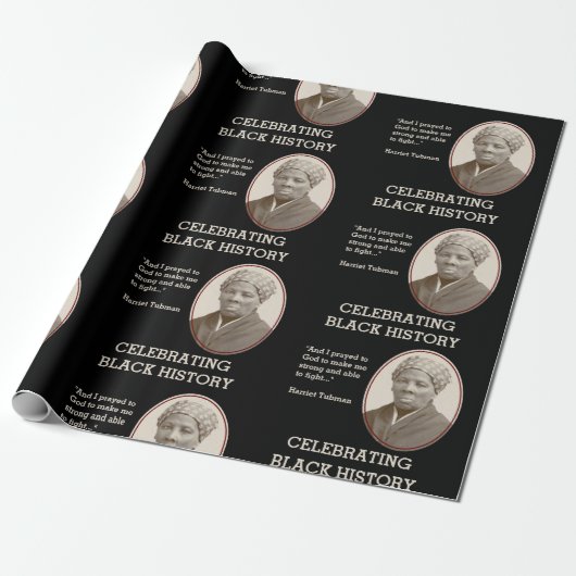 HARRIET TUBMAN Black History Montag Geschenkpapier (Ungerollt)