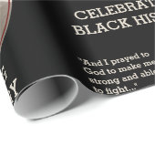 HARRIET TUBMAN Black History Montag Geschenkpapier (Rolleneckpunkt)