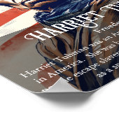 Harriet Tubman Black History Monte Unterricht Poster (Ecke)