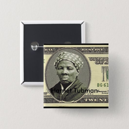 Harriet Tubman Button (Vorne & Hinten)
