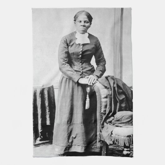 Harriet Tubman Conductor Untergrund Railroad Geschirrtuch (Vertikal)
