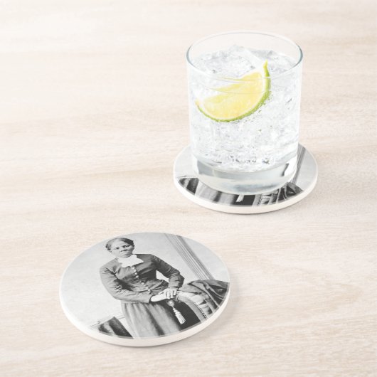 Harriet Tubman Conductor Untergrund Railroad Getränkeuntersetzer (Seite)