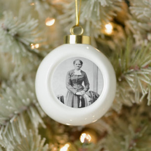 Harriet Tubman Conductor Untergrund Railroad Keramik Kugel-Ornament