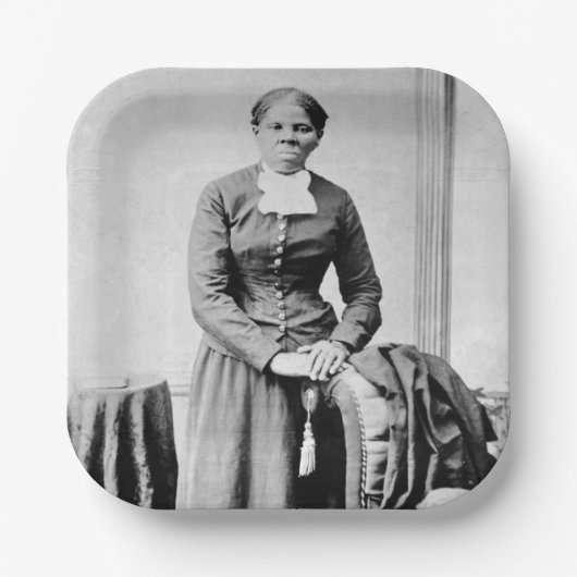 Harriet Tubman Conductor Untergrund Railroad Pappteller (Vorderseite)
