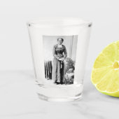 Harriet Tubman Conductor Untergrund Railroad Schnapsglas (Vorderseite)