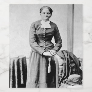 Harriet Tubman Conductor Untergrund Railroad Weinetikett