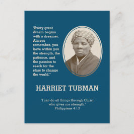 HARRIET TUBMAN Dreamer Quote | BHM Postkarte