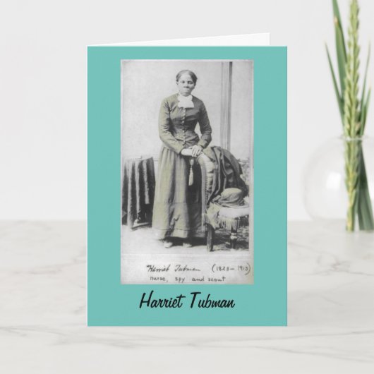 Harriet Tubman Inspiration Karte (Vorderseite)
