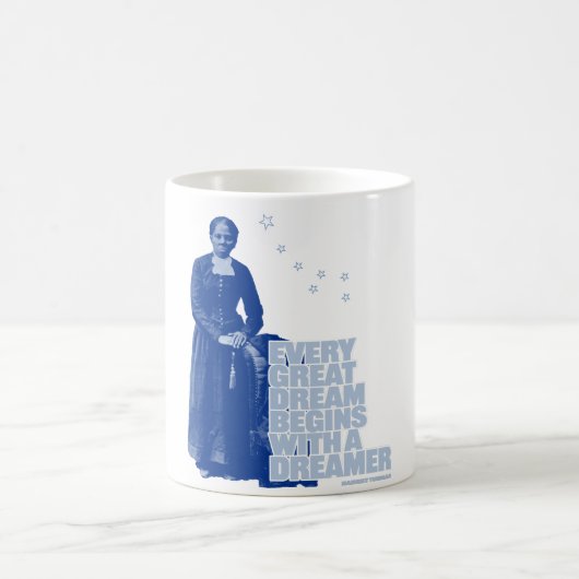 Harriet Tubman - Jeder große Traum Kaffeetasse (Mittel)