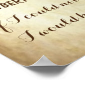 Harriet Tubman, Mächtige Freiheit oder Tod Zitat Poster (Ecke)