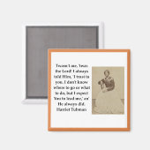 Harriet Tubman Magnet (Vorderseite/Rückseite)