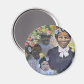 Harriet Tubman Magnet (Vorderseite/Rückseite)