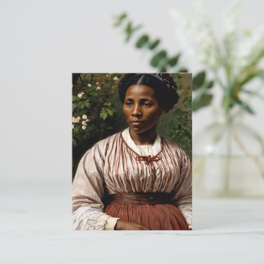 Harriet Tubman Original Art Postkarte (Stehend Vorderseite)