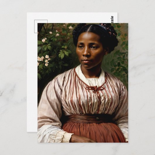 Harriet Tubman Original Art Postkarte (Vorne/Hinten)