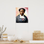 Harriet Tubman Original Portrait Art Poster (Küche)